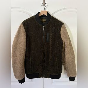 Zara Men’s Teddy Bomber Jacket